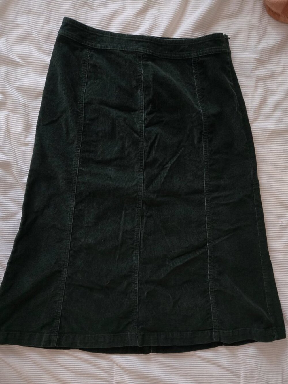 Croft and Barrow Corduroy Dark Green Skirt